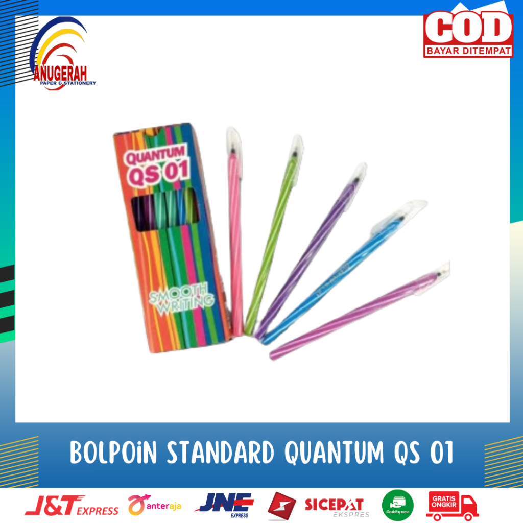 

BOLPOIN STANDARD QUANTUM QS 01 ULIR HITAM (LSN)