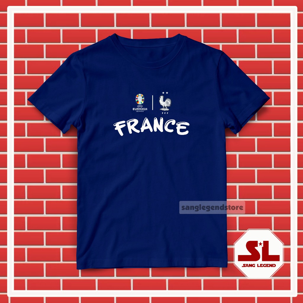 KAOS TSHIRT DISTRO BOLA NEGARA PRANCIS FRANCE LES BLEUS 002