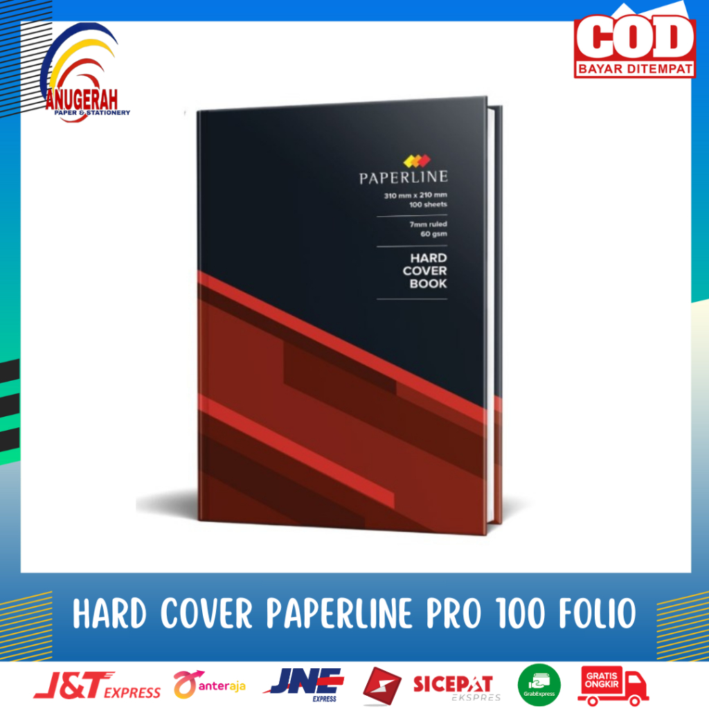 

HARD COVER PAPERLINE PRO 100 FOLIO BUKU (PCS)