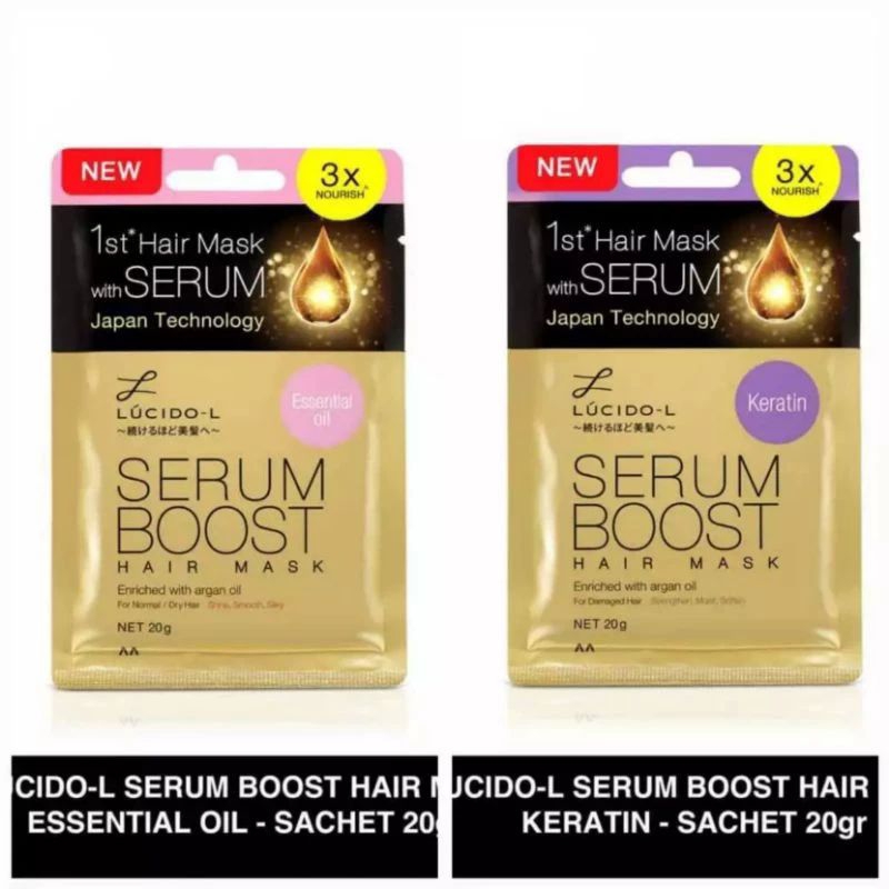 Lucidol Serum Boost Hair Mask Sachet 20 gram