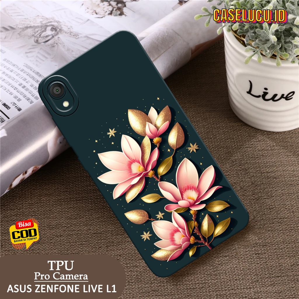 Casing Hp Asus Zenfone Live L1 Terbaru Fashion Case Bunga Case Hp Asus Zenfone Live L1 Soft Case Hp 