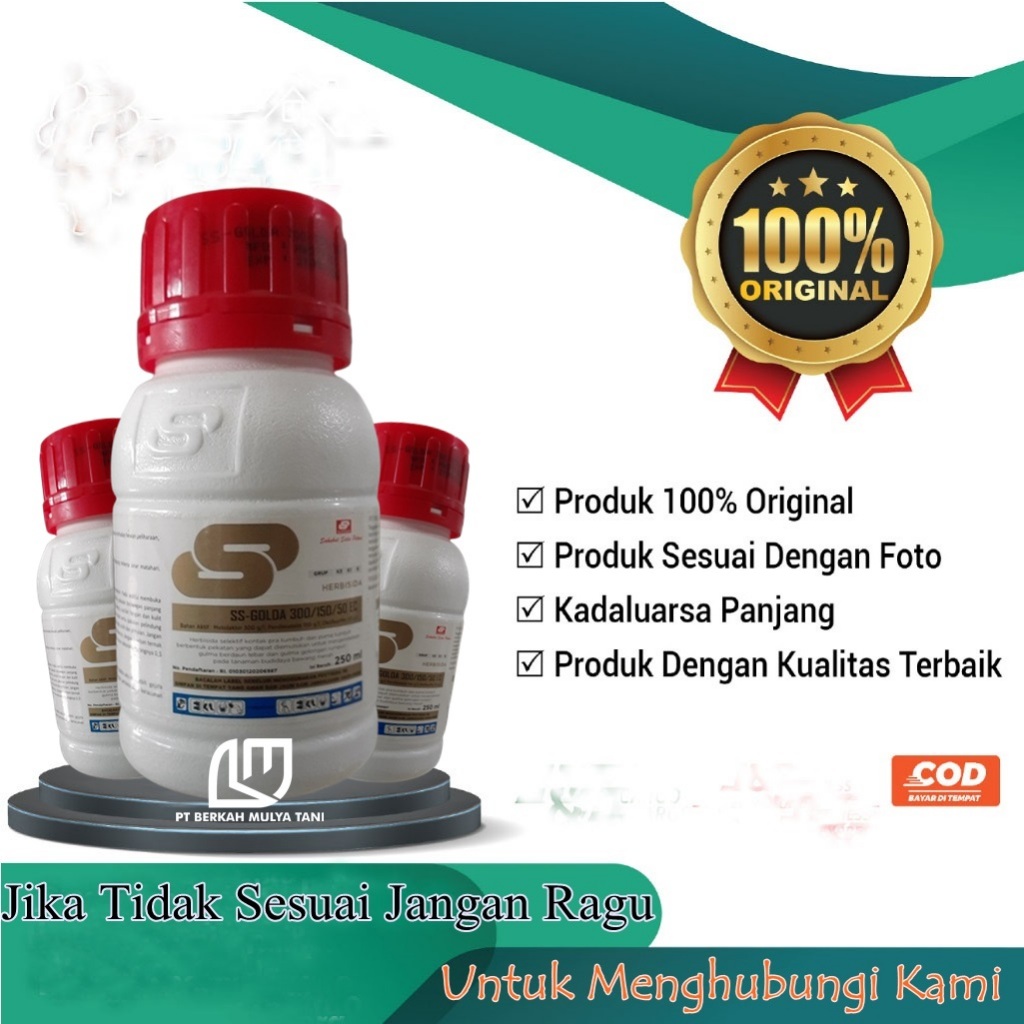 SS GOLDA 300/150/50 EC 250ml Herbisida Selektif Padi Bawang Merah Wortel Jagung Cabai Singkong Kacan