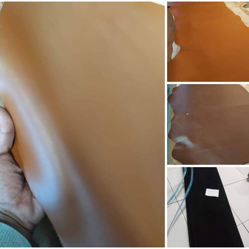 bahan kulit sapi asli pull up lembaran leather feet