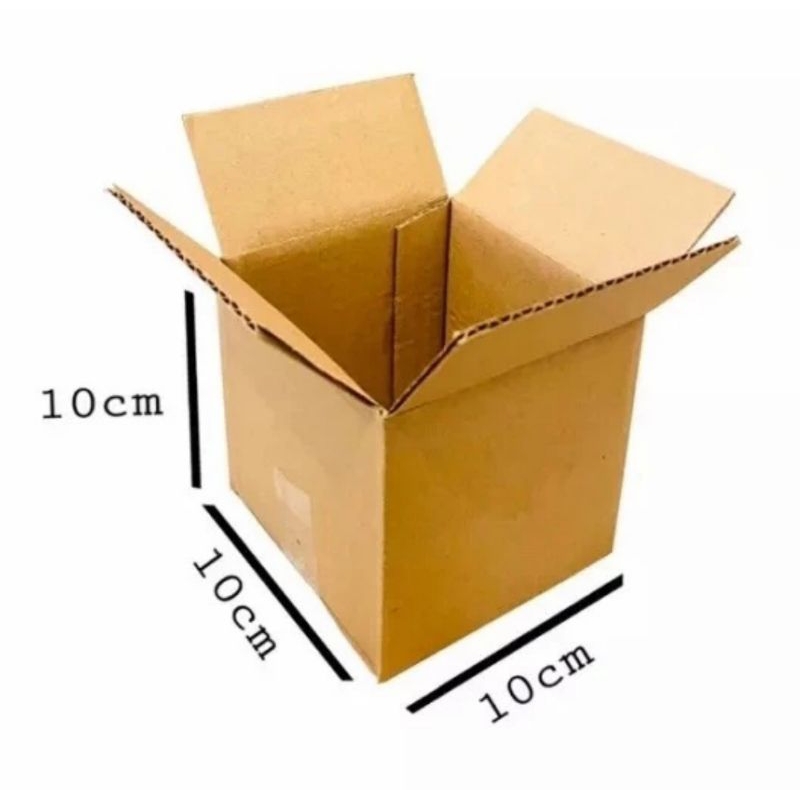 

Kardus box packing ukuran 10x10x10 cm