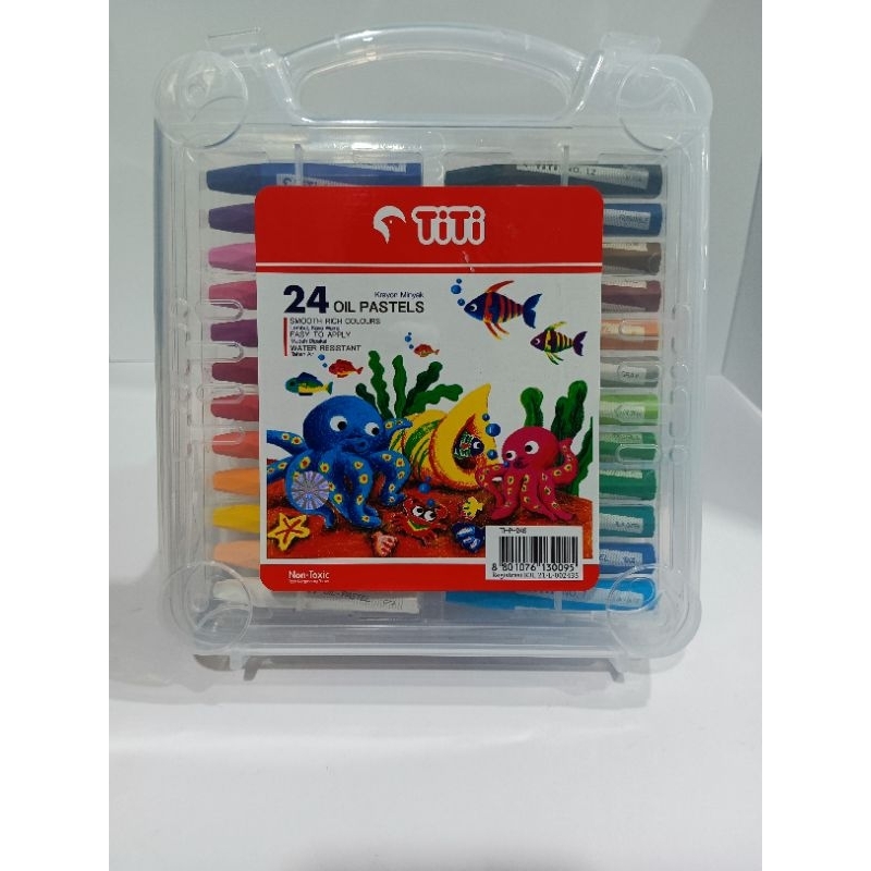 

krayon TiTi/oil pastel isi 24 warna