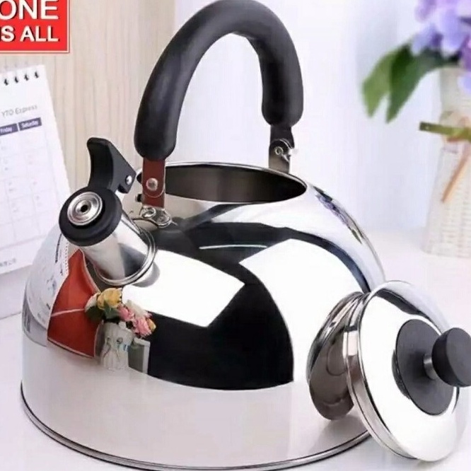 UTU Teko WhistlingTeko Siul Kettle Ceret 3 LITER Memasak Air Bahan Tebal Stanliss Steel