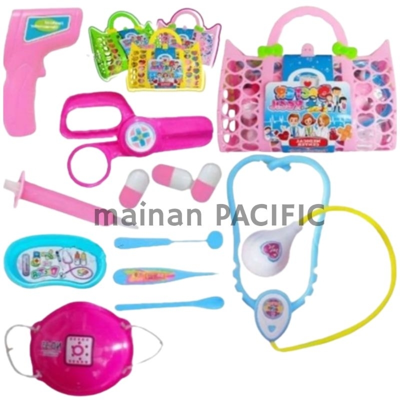 MAINAN DOKTER SET KERANJANG / MS 01///MAINAN MASAKAN KERANJANG MS01