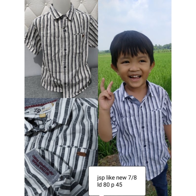 baju preloved kemeja koko anak laki-laki branded