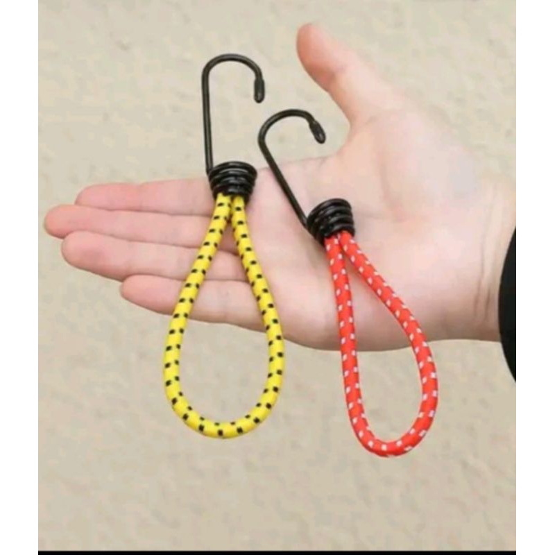 Tali Flysheet Tenda Elastis 1 Set Tali Tenda Camping Outdoor 4 Pcs / Tali Bungee Bungee