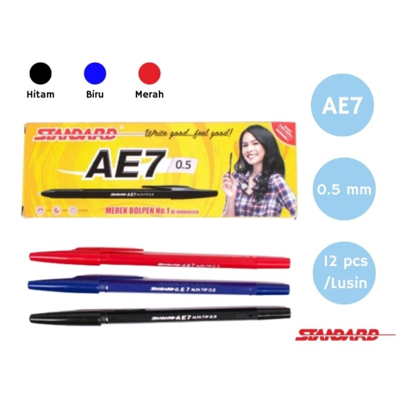 

Pulpen Standard AE7 Alfatip 0,5 mm