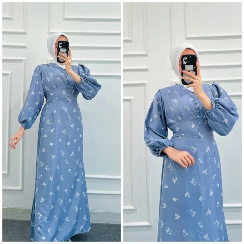 ADELLINE MAXI DRESS |DRESS FLORAL MAXI SHAKILA