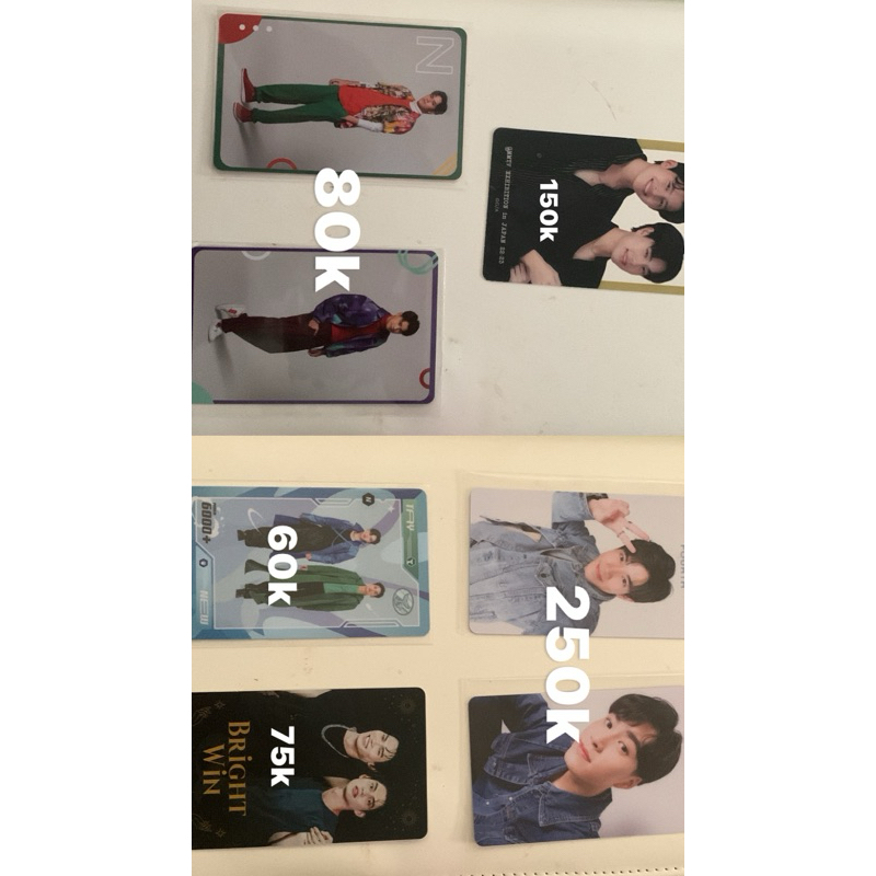 [OFFICIAL MERCH READY STOCK] PHOTOCARD OHM PAWAT NANON PONDPHUWIN TAYNEW GEMINIFOURTH BRIGHTWIN