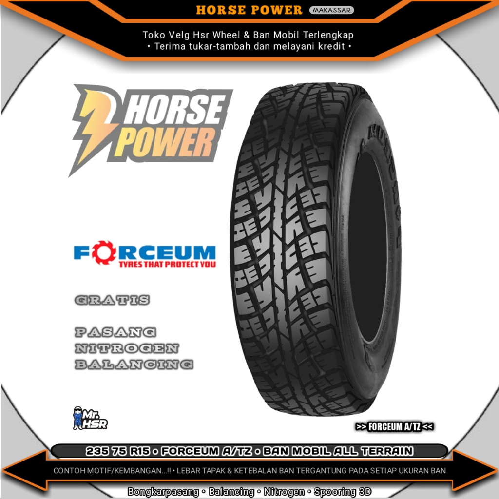 235/75 R15 • Forceum A/T Z • Ban Mobil AT • All Terrain
