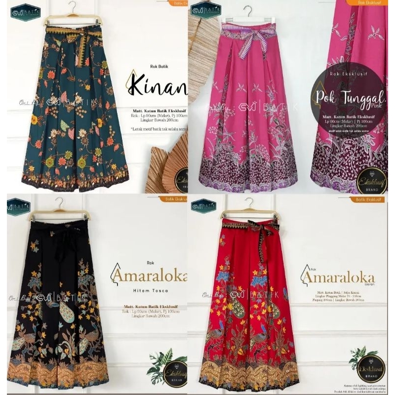Rok batik modern | rok batik unggul jaya premium | rok batik panjang | rok bawahan batik kain primis
