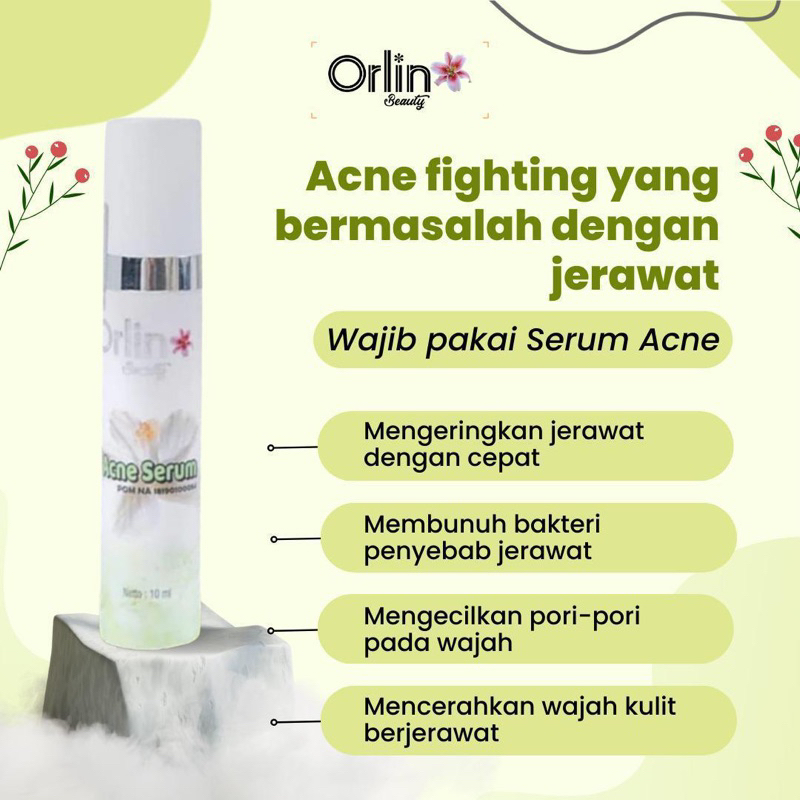 SERUM ACNE ORLIN BEAUTY / ORLIN BEAUTY SKINCARE / ORLIN BEAUTY / ORLIN SKINCARE