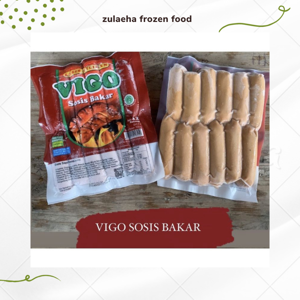 

VIGO Sosis Sapi Bakar Isi 12 500 gr