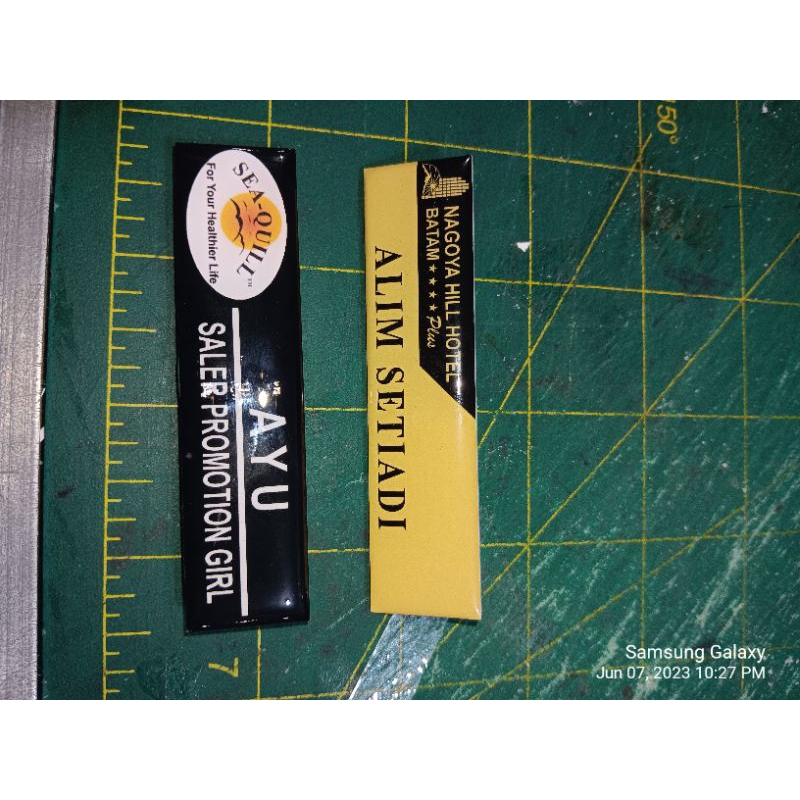 

Name Tag Resin (BATAM)