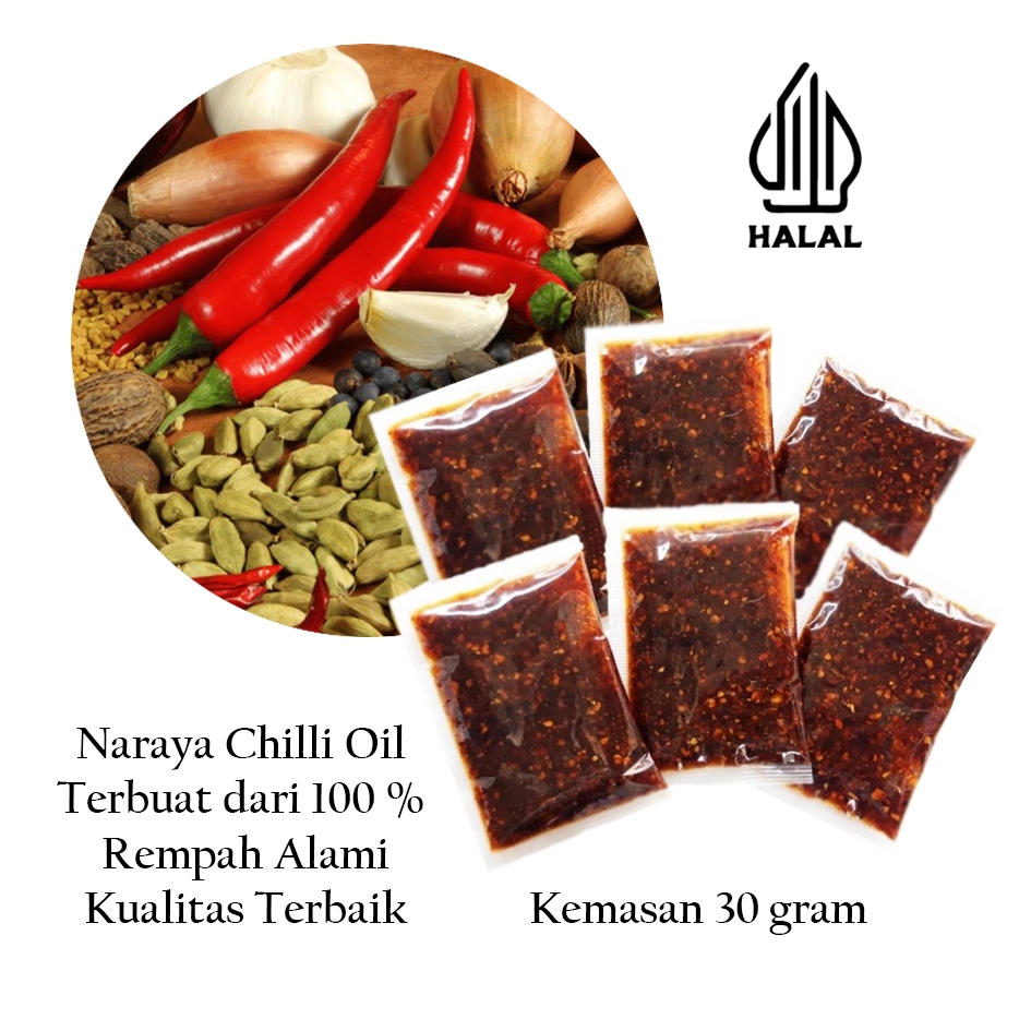 

Chilli Oil Kemasan Sachet 30 gram