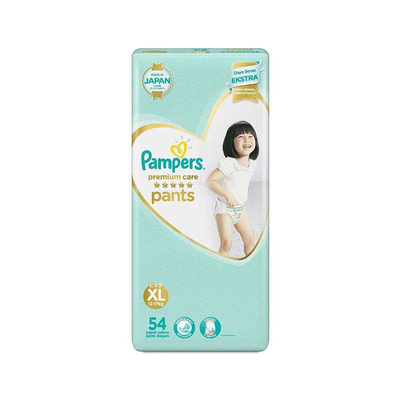 PAMPERS PREMIUM CARE ACTIVE BABY PANTS XL 54