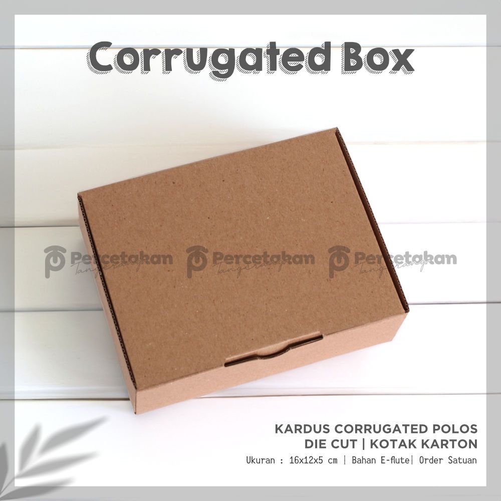 

Kardus Corrugated 16x12x5 CM | Die Cut | Kotak Karton | Box Packing Souvenir Pizza