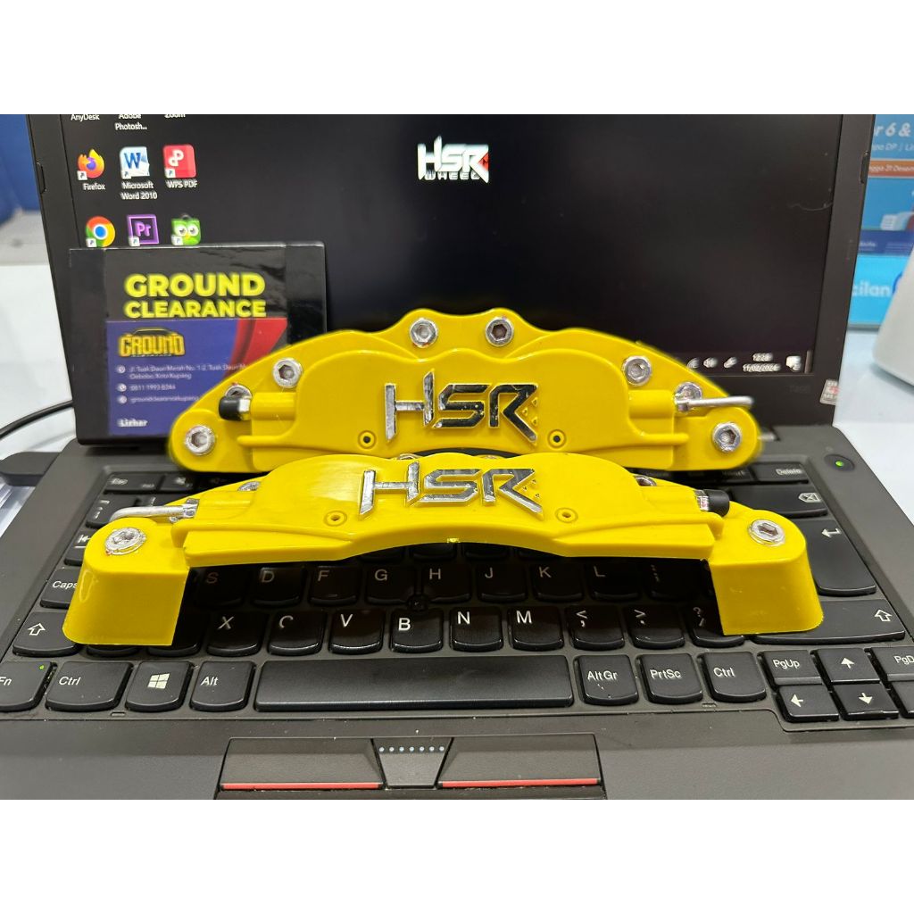 COVER REM VARIASI COCOK DI SEMUA MOBIL AVANZA,BRIO, JAZZ - CAK REM VARIASI HSR KUNING