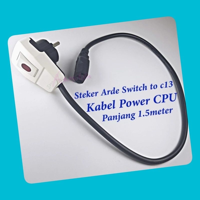 AEBRAND KABEL POWER AC AMPLIFIER - KABEL POWER AC BUILT UP AMPLIFIER KABEL CPU KOMPUTER C13