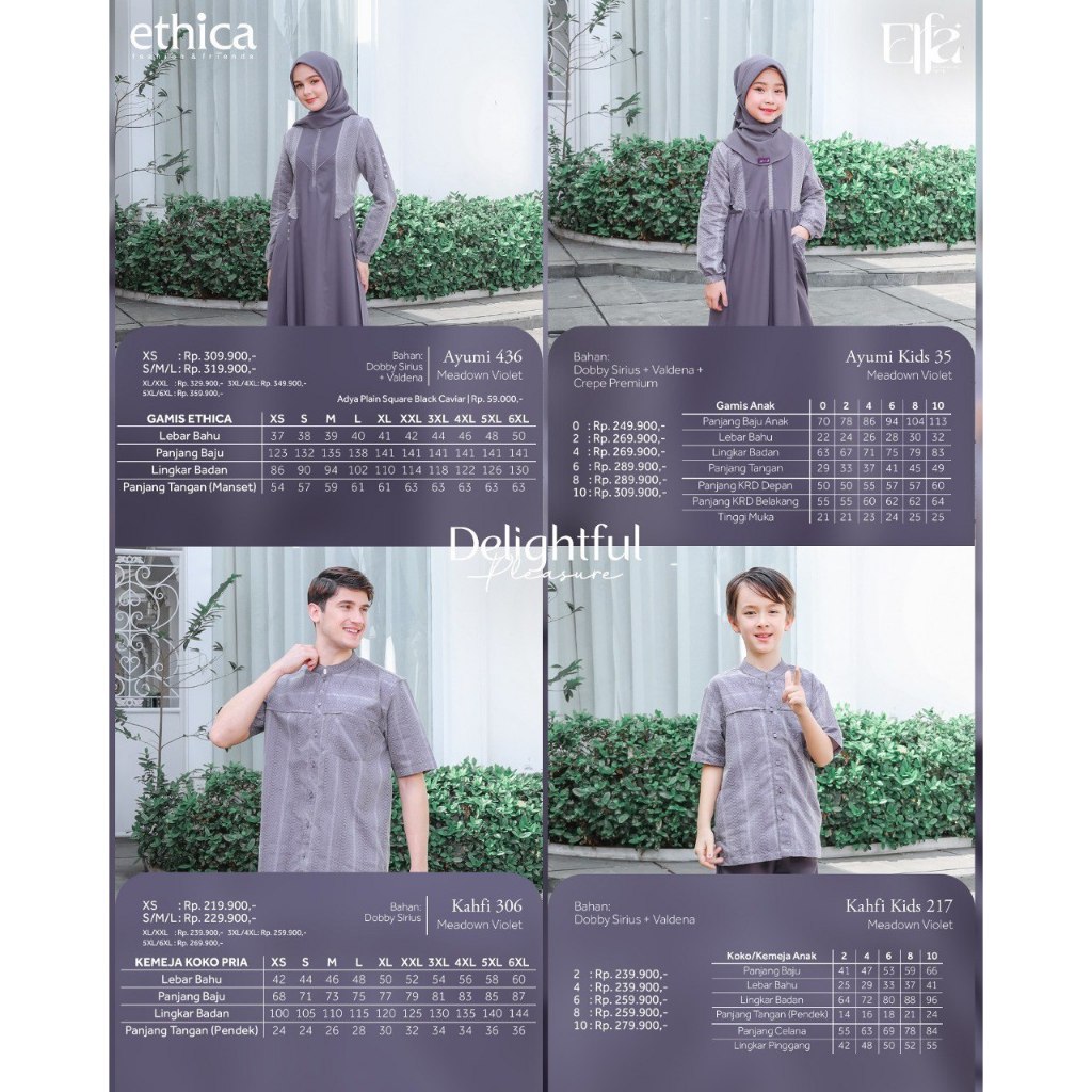 SARIMBIT KELUARGA MEADOWN VIOLET BY ETHICA