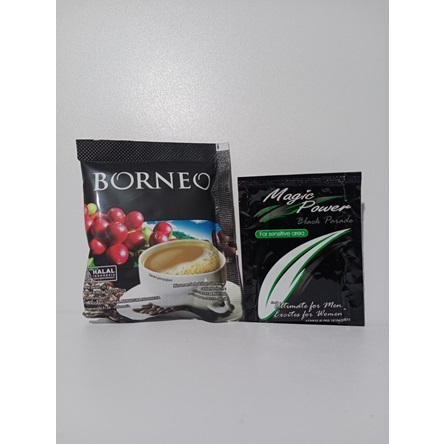 

Kopi borneo plus tisu mjk