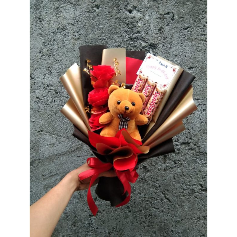 

buket coklat valentine