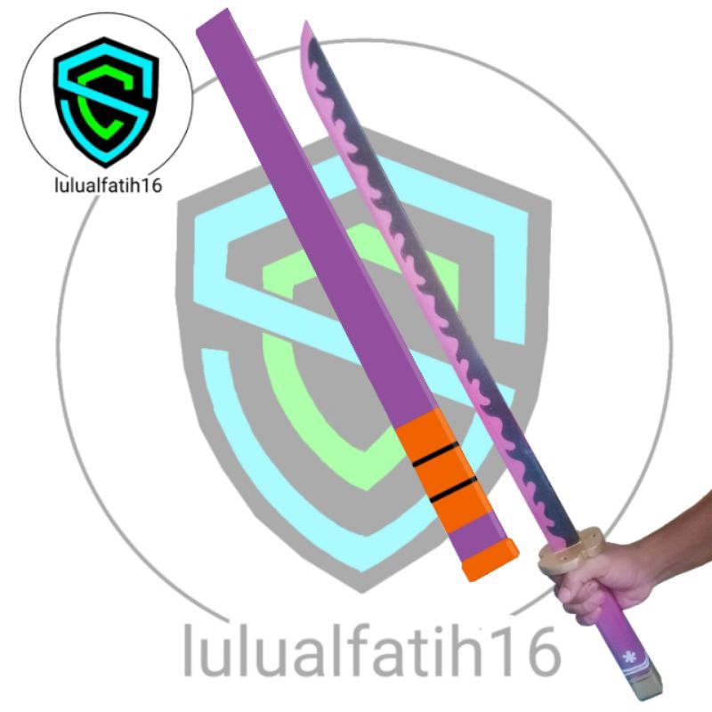 Pedang Mainan Zoro One Piece dan Sarung