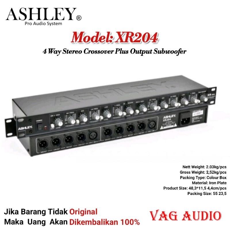 Crossover Ashley XR-204/ XR204/ XR 204