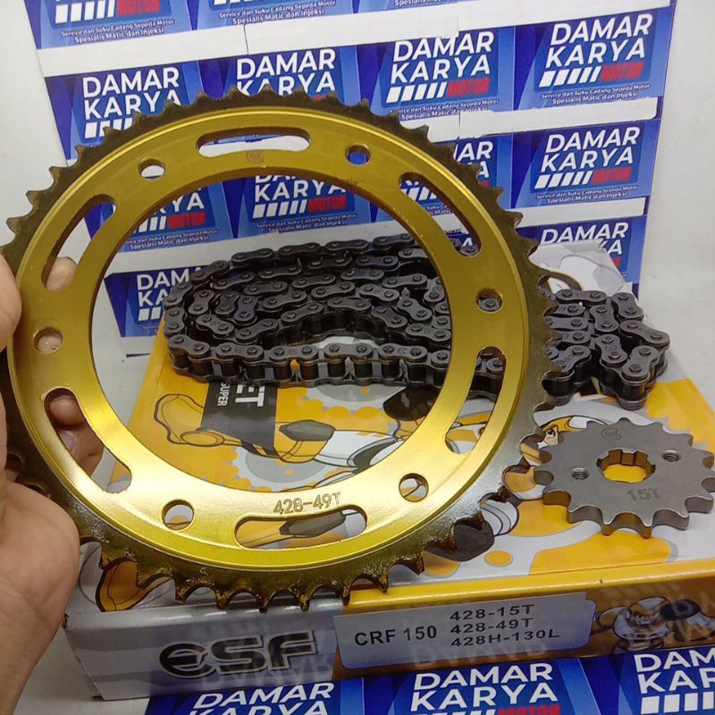 GIR SET CRF 150 ESF /GIR RANTE MOTOR FULL SET CRF 150 ESF