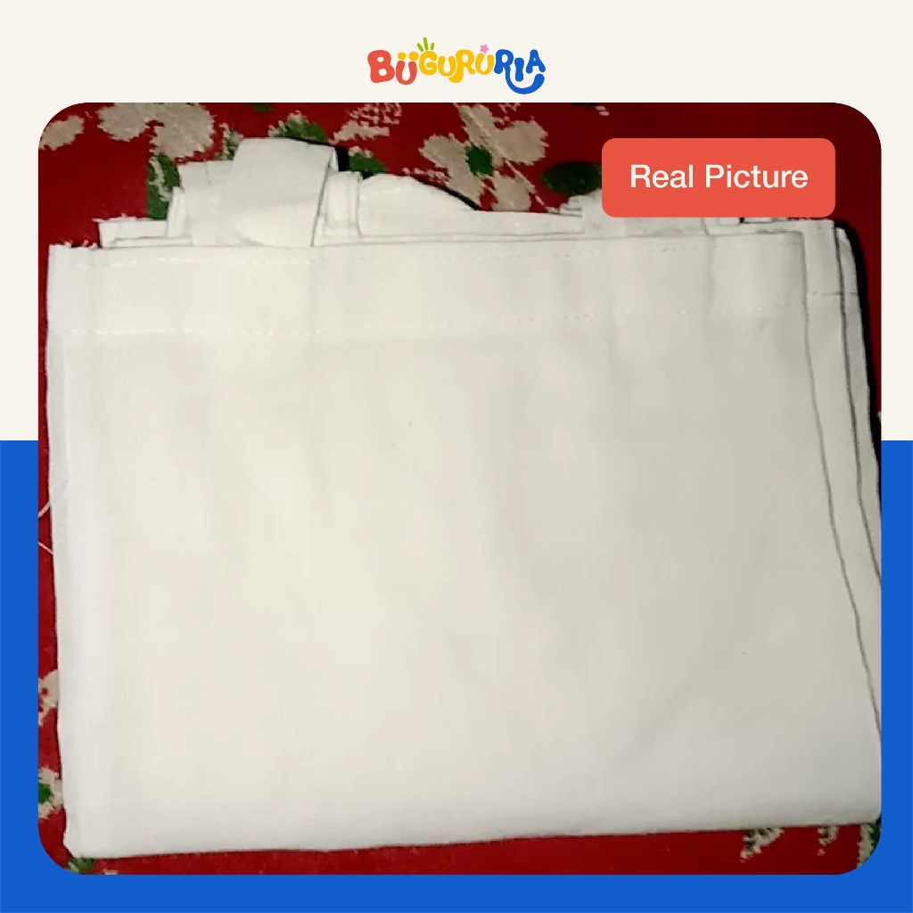 MURAH BU GURU RIA - ECOPRINT TOTEBAG POLOS UNTUK PRAKARYA LUKIS TOTEBAG BLACU POLOS TAS ECOPRINT,