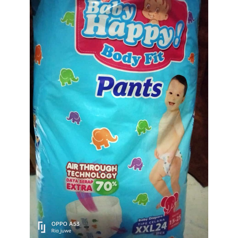 PAMPERS BABY HAPPY XXL