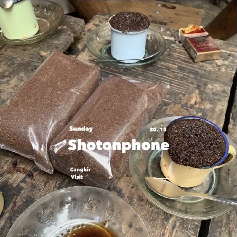 

bubuk kopi kasar cangkir malang kemasan 500 gram