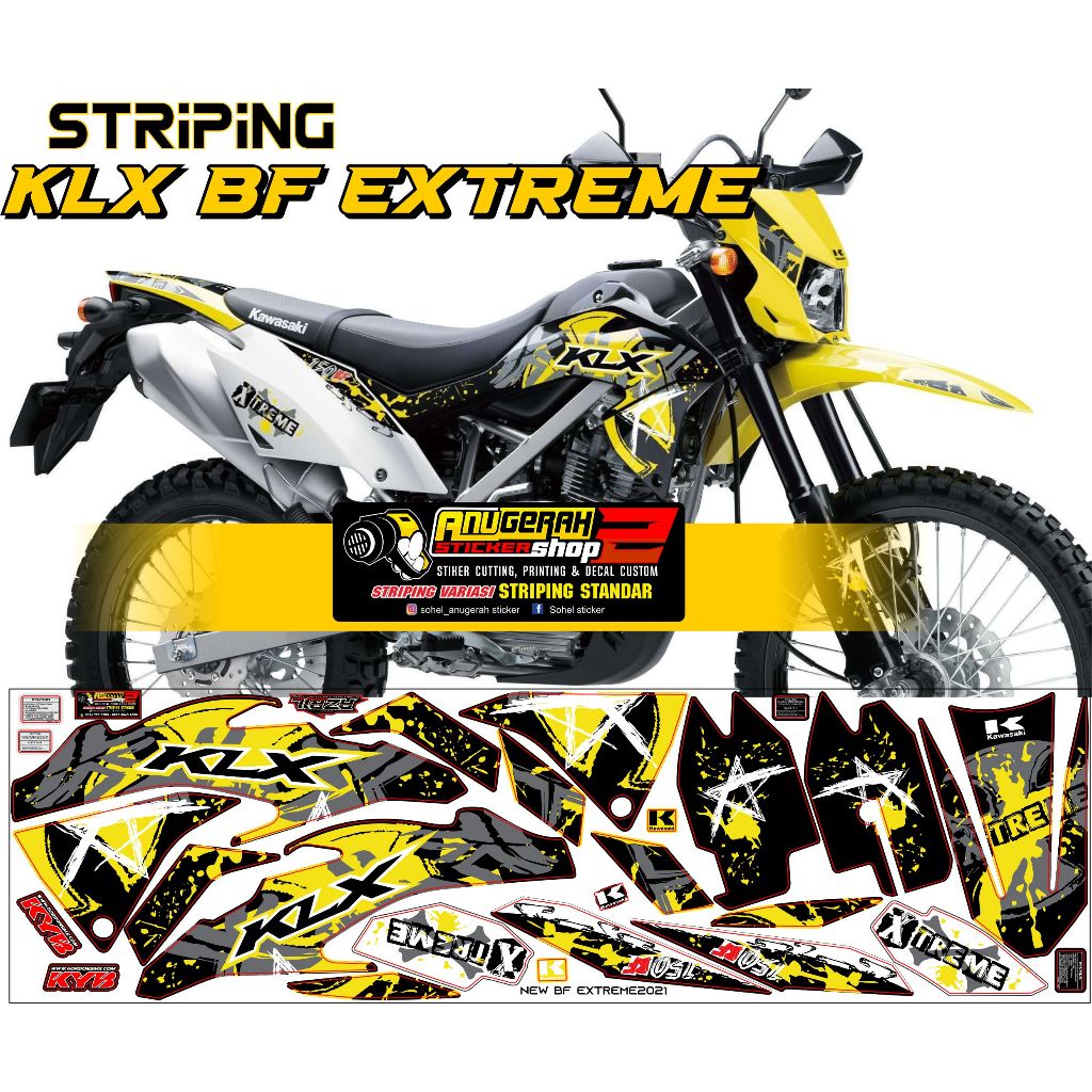 Striping klx bf extreme 2022