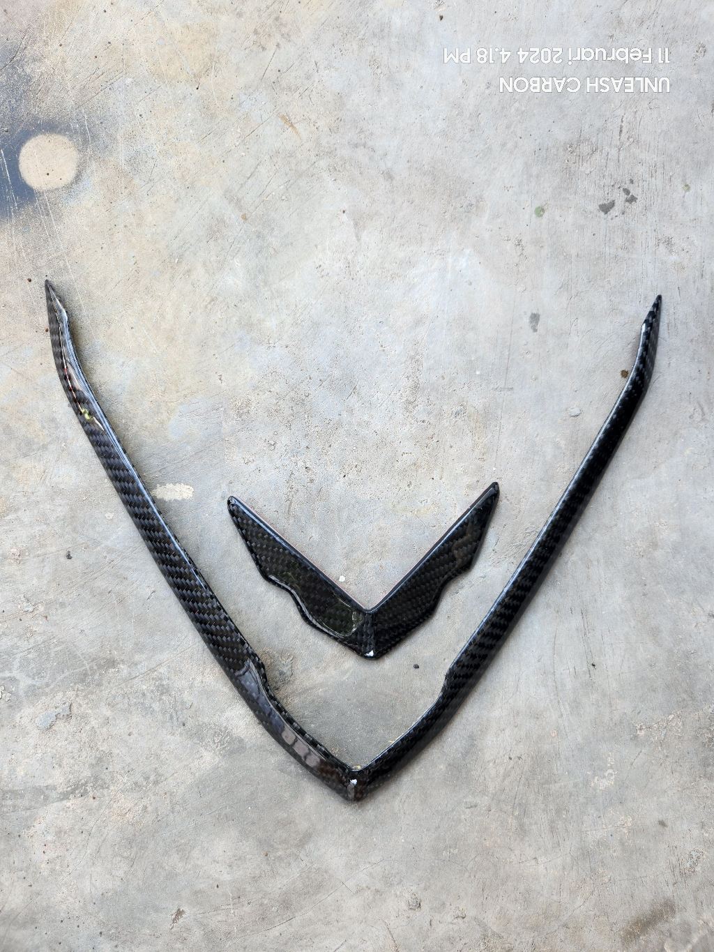 Garnish Front Vario 125 150 Led Old CARBON KEVLAR