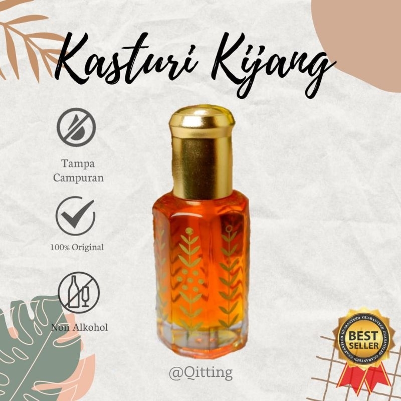 Parfum Kasturi kijang 6ml 100%Original / Minyak Wangi Kasturi Kijang / Kasturi kijang bibit asli