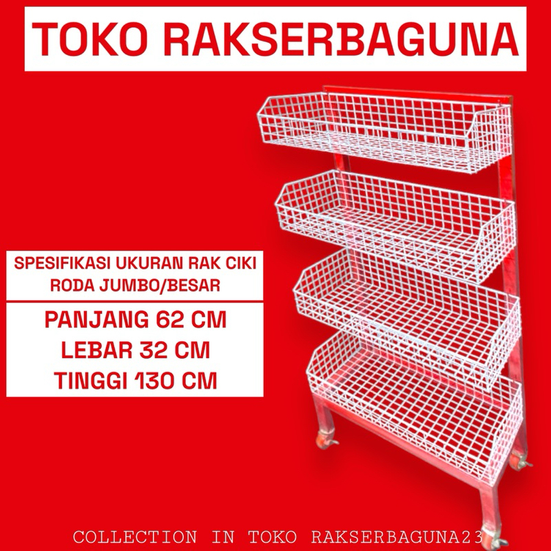 Rak ciki jumbo/besar pake roda