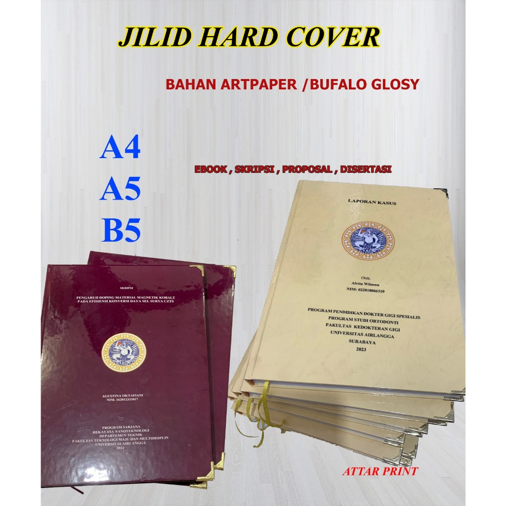 

jilid hardcover timbul unair ,upn dan kampus lain seluruh indonesia