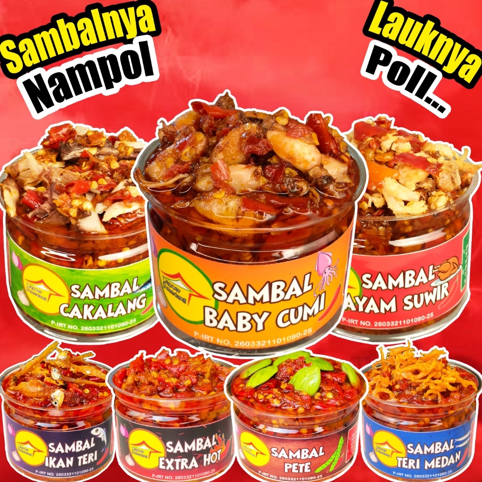 

Promo Sekarang SAMBAL BABY CUMISAMBEL CAKALANGAYAM SUWIRPETETERI MEDANEXTRA HOTby DAPOER SUMEDANG