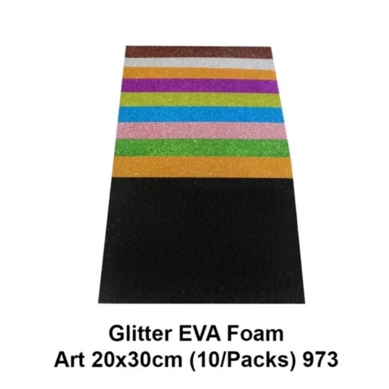 

Foam art busa lembaran glitter A4 10pcs