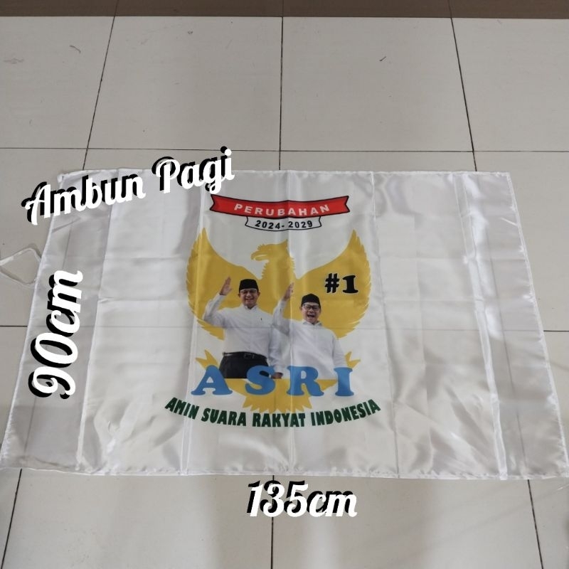 best seller custom bendera ruangan bendera print full colour ukuran 90x135