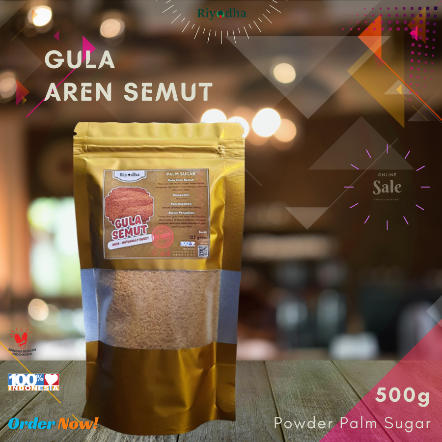 

Gula Aren Bubuk / Gula Aren Semut / Palm Sugar 500g