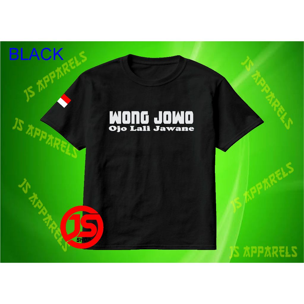 Kaos WONG JOWO / Kaos Kata2 Lucu / Bisa COD / Kaos Pria dan Wanita / Kaos Murah / Kaos Kekinian / Ka