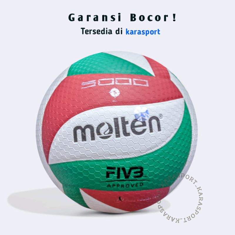 MOLTEN bola voli molten 5000 ORIGINAL IMPOR bola voli molten original size 5