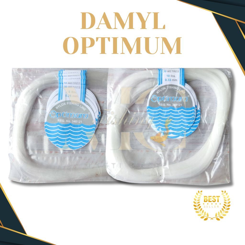 Senar Pancing Damyl Optimum/Senar Nelayan Ukuran Lengkap