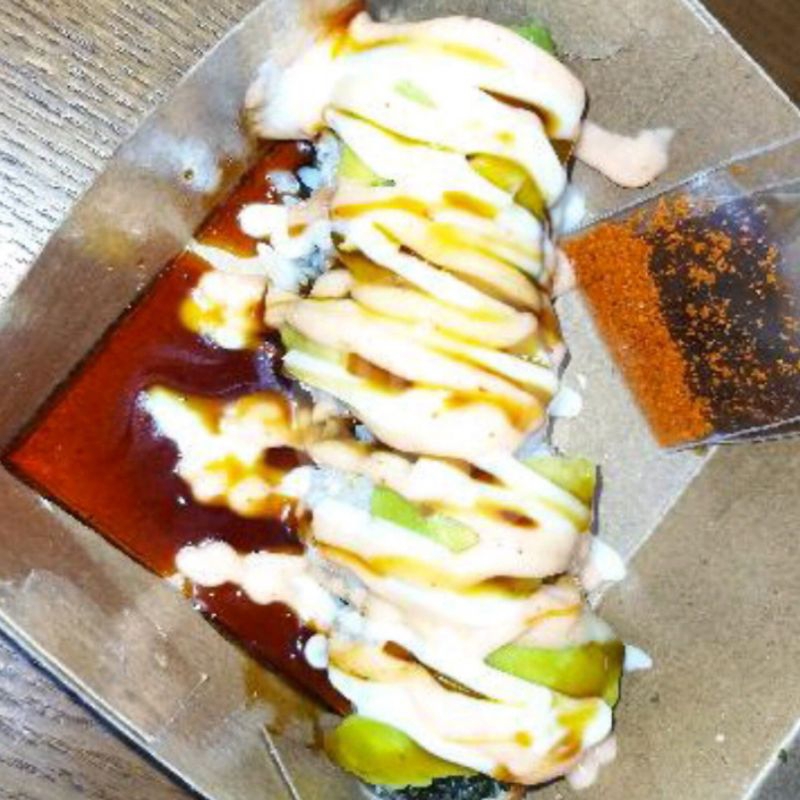 

Dragon Monster Roll - Japanese Beef Pepper - Cosmo Takoyaki Blast