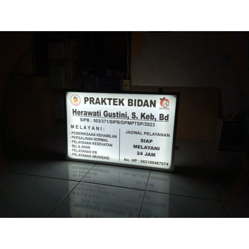 NEON BOX UK 60×40 CUSTOM BIDAN BAYAR DI TEMPAT | SATU HARI JADI