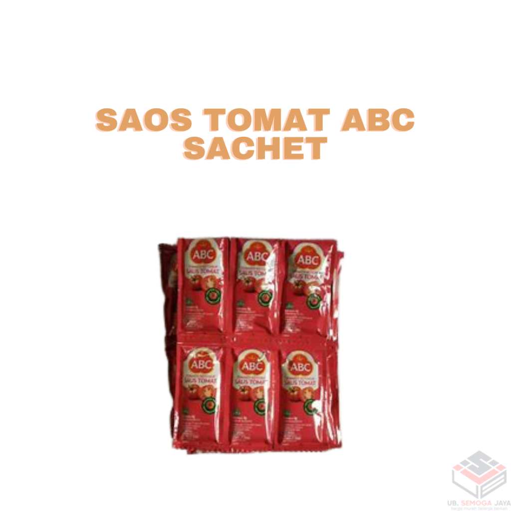 saos tomat ABC isi 36 sachet/pack@8gr